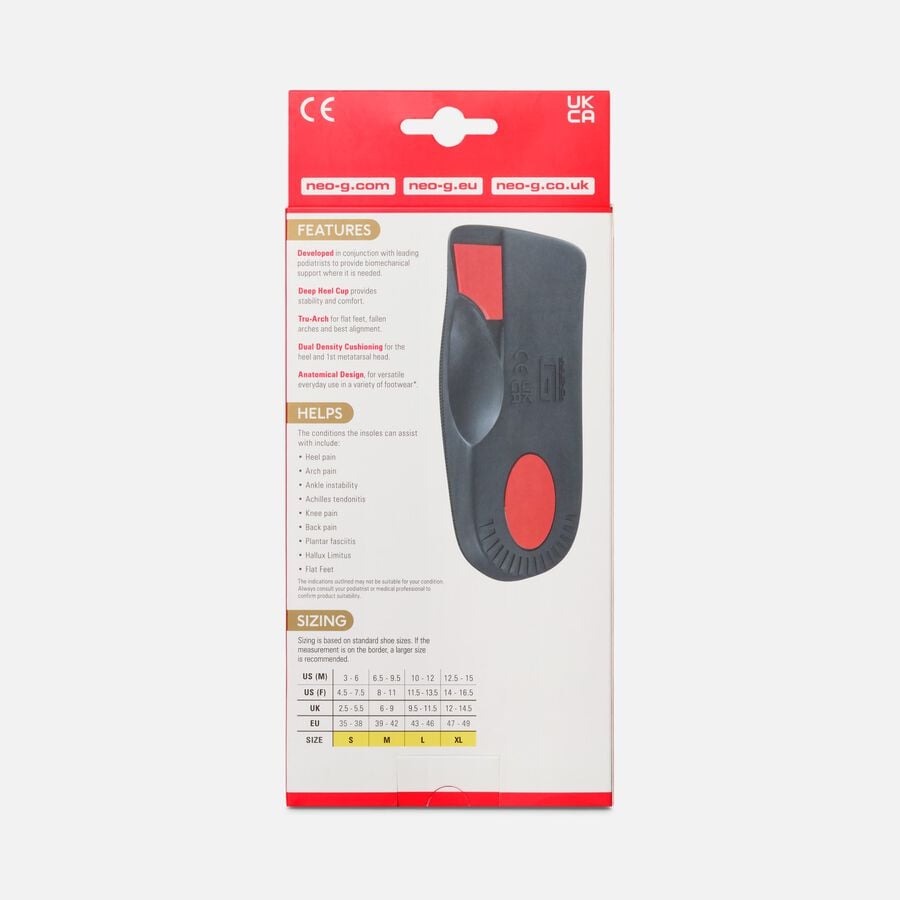 Neo G NeoThotics Pro-Expert 3/4 Length Orthotic Insole, , large image number 4