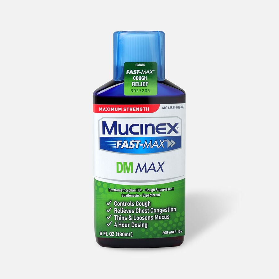 Mucinex Fast-Max DM Adult Liquid 6 oz., , large image number 0