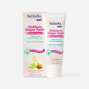TriDerma Baby, Stubborn Diaper Rash™ Relief Cream, 4 oz. Tube