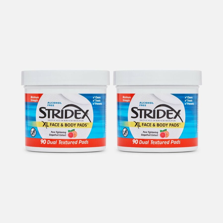 Stridex XL Face & Body Pads, 90 ct. (2-Pack), , large image number 0