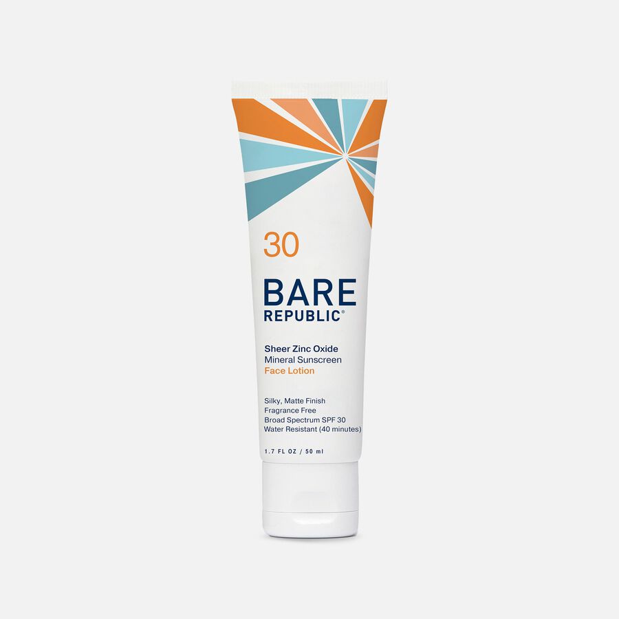 Bare Republic Mineral SPF 30 Face Sunscreen Lotion, 1.7 oz., , large image number 0