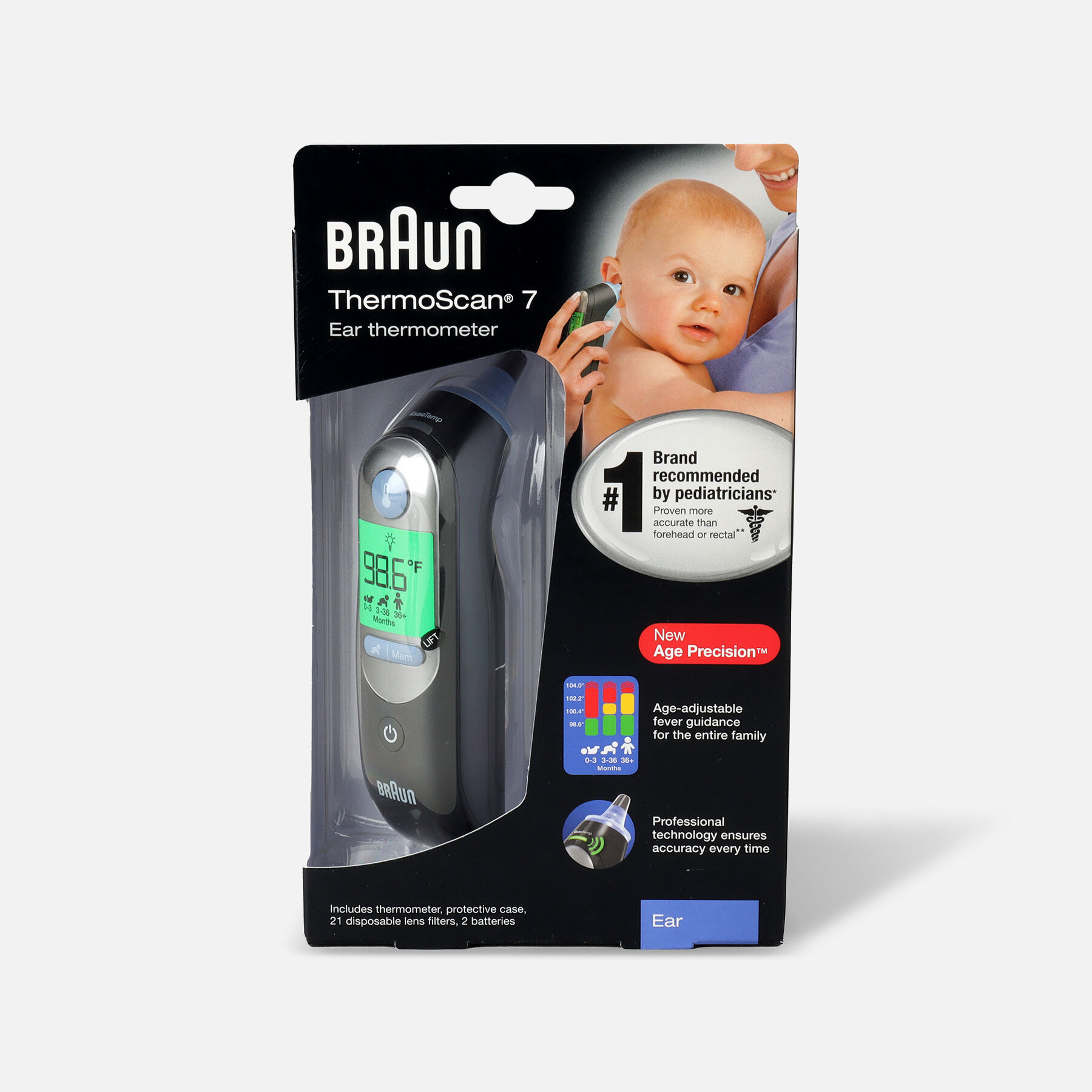 HSA Eligible Braun Thermo Scan 7 Ear Thermometer HSA Eligible