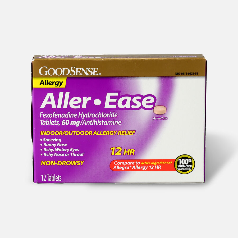 GoodSense® AllerEase 60 mg 12Hour NonDrowsy Tablets ,12 ct
