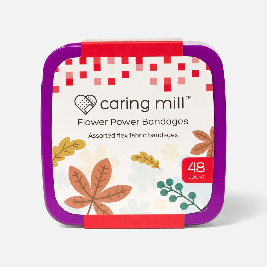 Caring Mill™ Flower Power Bandages-48CT, , large image number 0