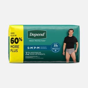 Depend Fresh Protection Adult Incontinence Underwear for Men