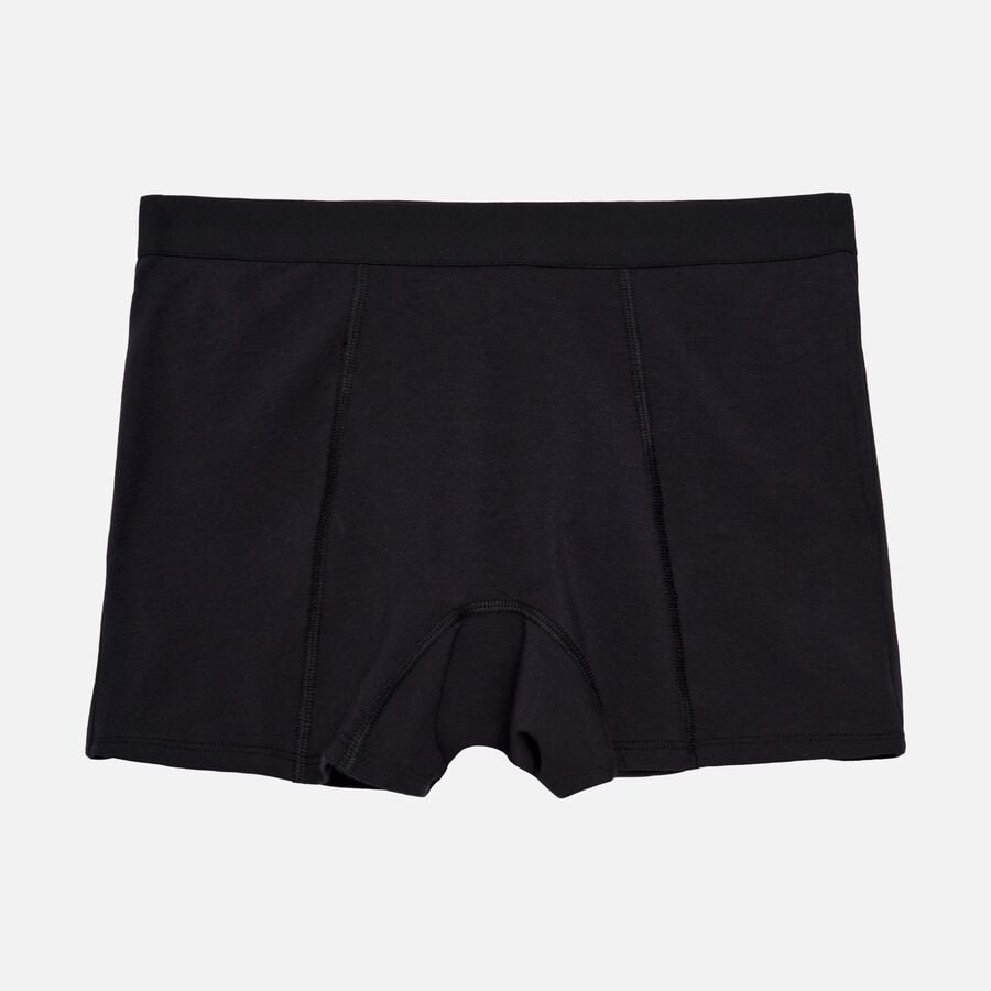 Thinx Overnight Boyshort Period Underwear, Black, , large image number 0