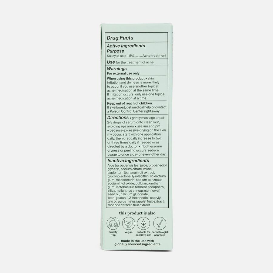 Cocokind Postbiotic Acne Serum for Blemish-Prone Skin, 1 oz., , large image number 2
