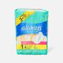 Always Ultra Thin Pads Size 1 Regular Absorbency Unscented with Wings, 46 ct., , large image number 1