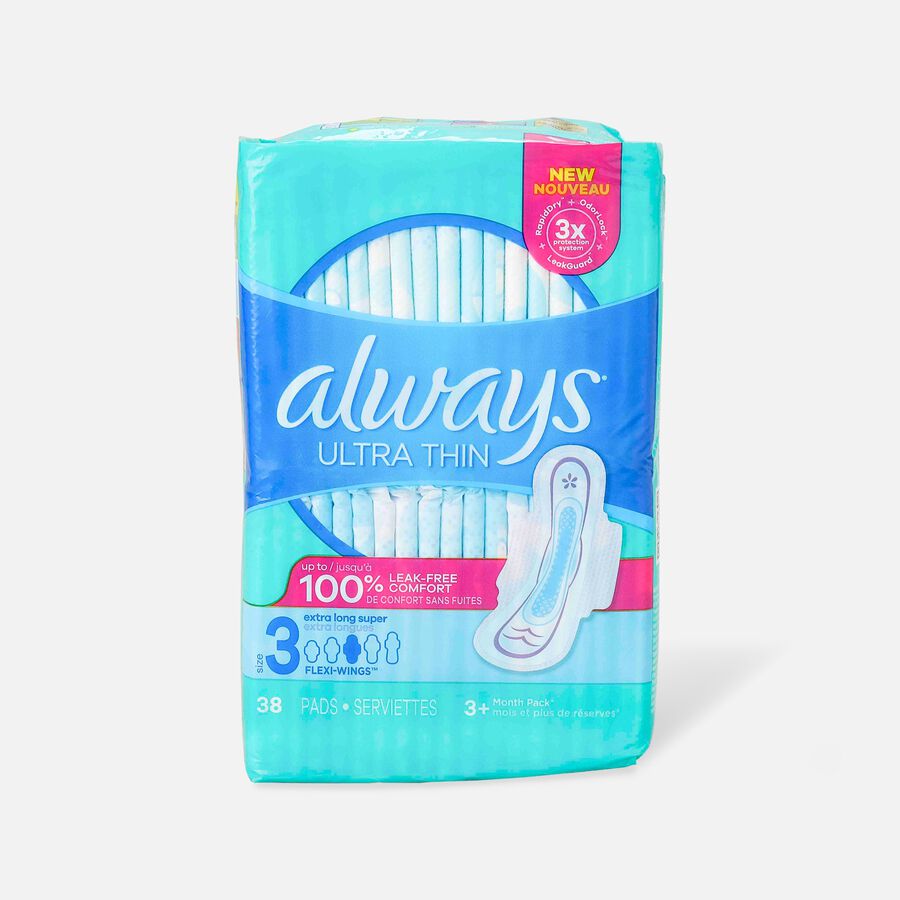 Always Ultra Thin Pads with Wings, Unscented, , large image number 2
