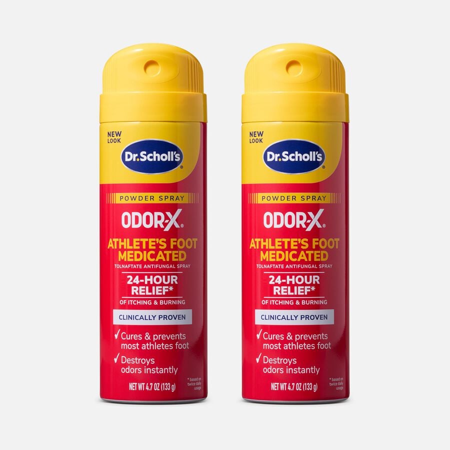 Dr. Scholl's Odor-X Athlete's Foot 24-hour Medicated AF Spray Powder, 4.7 oz. (2 pack), , large image number 0