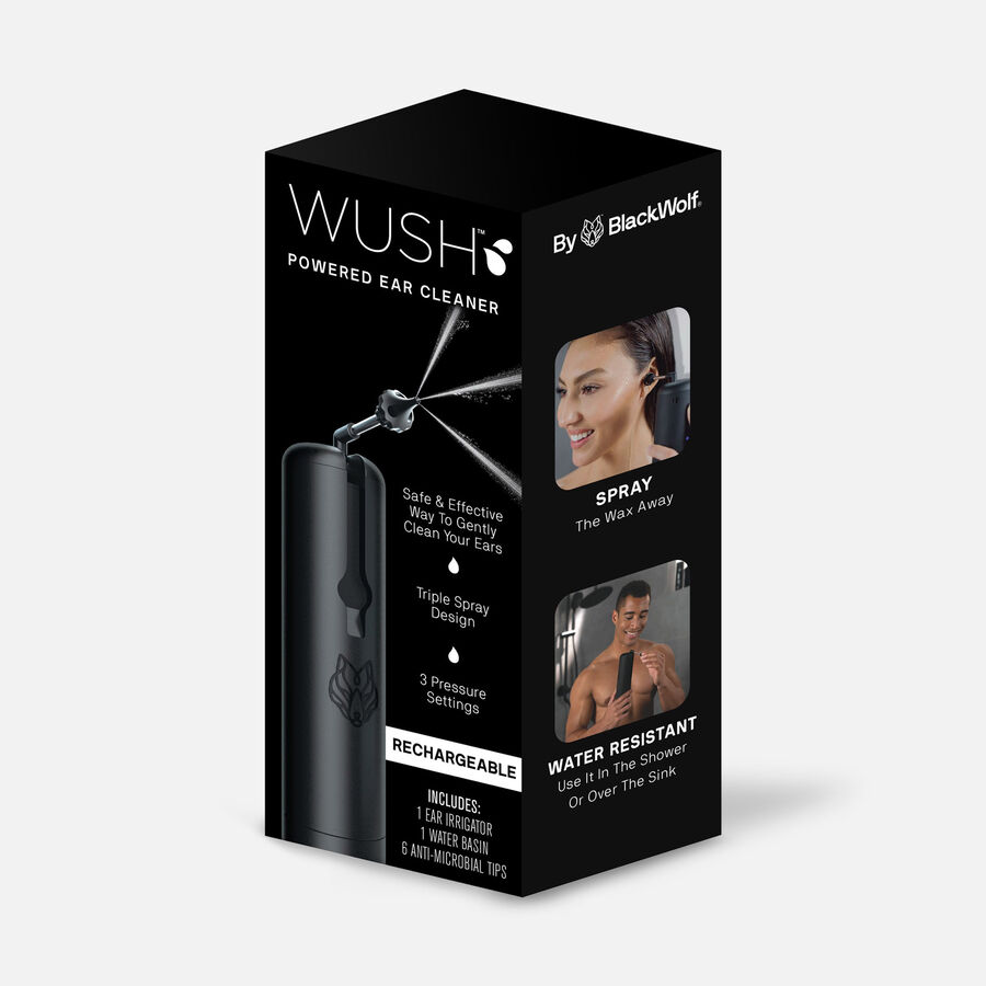 WUSH Pro Powered Ear Cleaner, Black, , large image number 0