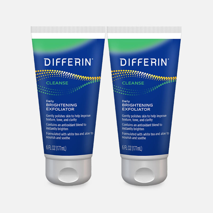 Differin Daily Brightening Exfoliator, 6 oz. (2-Pack), , large image number 0