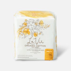 La Vie Organic Cotton Top Sheet UltraThin Liners 27ct
