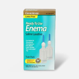 GoodSense® Ready To Use Enema Saline Laxative, 2 (4.5 fl oz. units)