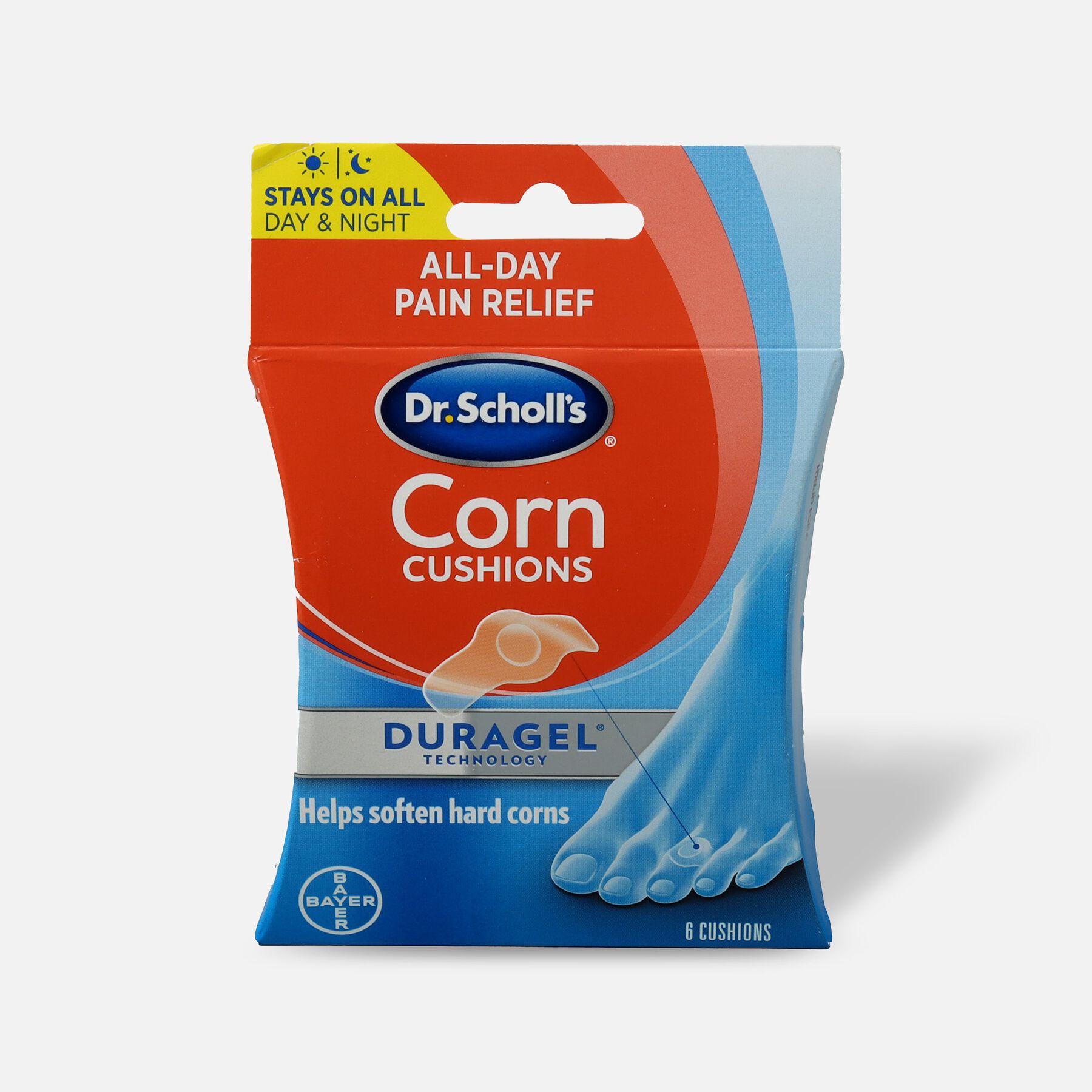 Dr. Scholl's Duragel Corn Cushion, 6 Count