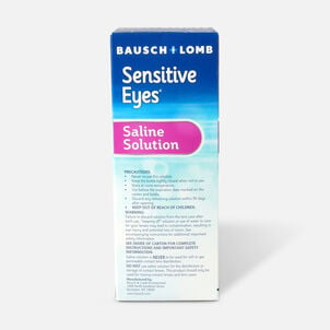Sensitive Eyes Plus Saline Solution For Soft Contact Lenses, With Potassium, 12 fl oz.