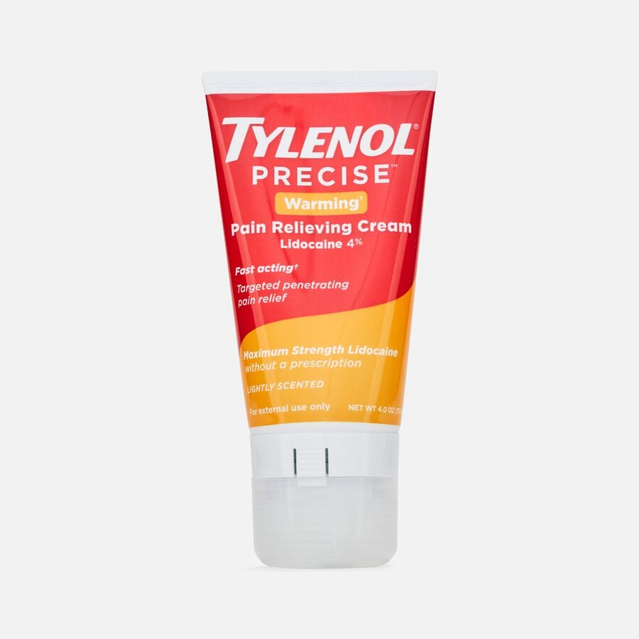 Tylenol Precise Warming Pain Relief Cream – 4% Lidocaine, 4 oz., , large image number 0