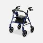 Drive Durable Four Wheel Rollator, 7.5" Casters, Blue, Blue, large image number 0