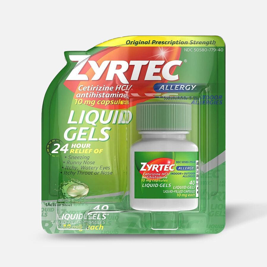 Zyrtec Allergy Liquid Caps, , large image number 1