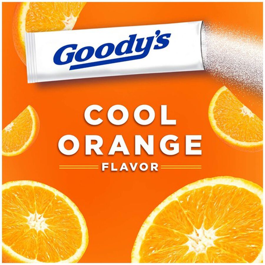 Goody's Cool Orange Acetaminophen / Aspirin Powder Stick, 24ct.