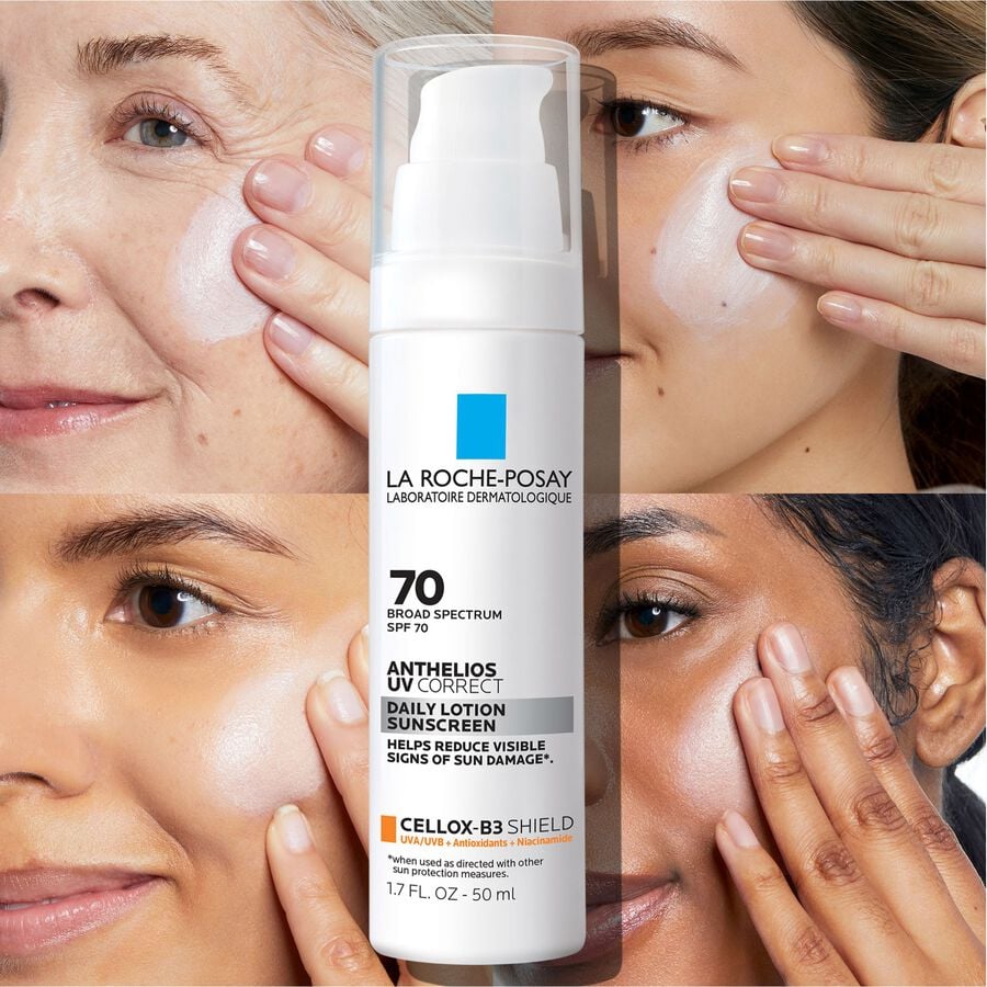 La Roche-Posay Anthelios UV Correct Daily Anti-Aging Face Sunscreen - SPF 70, , large image number 3