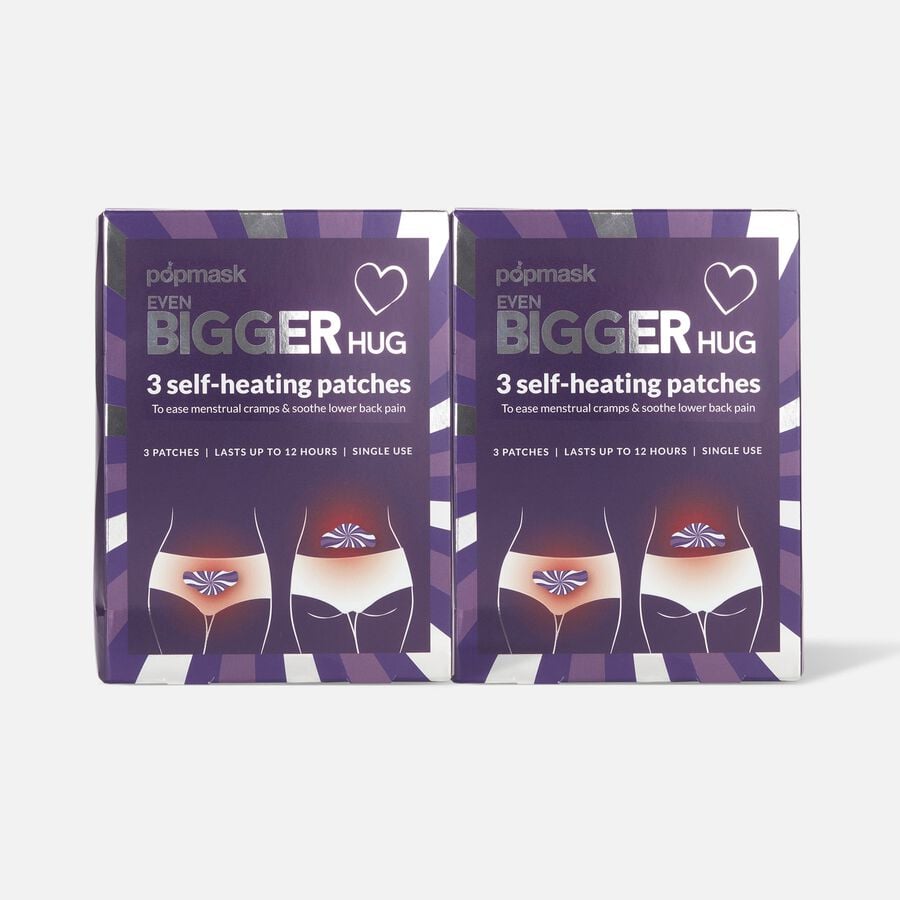 POPMASK Even Bigger Hug Self-Heating Patches, 3 ct. (2-Pack), , large image number 0