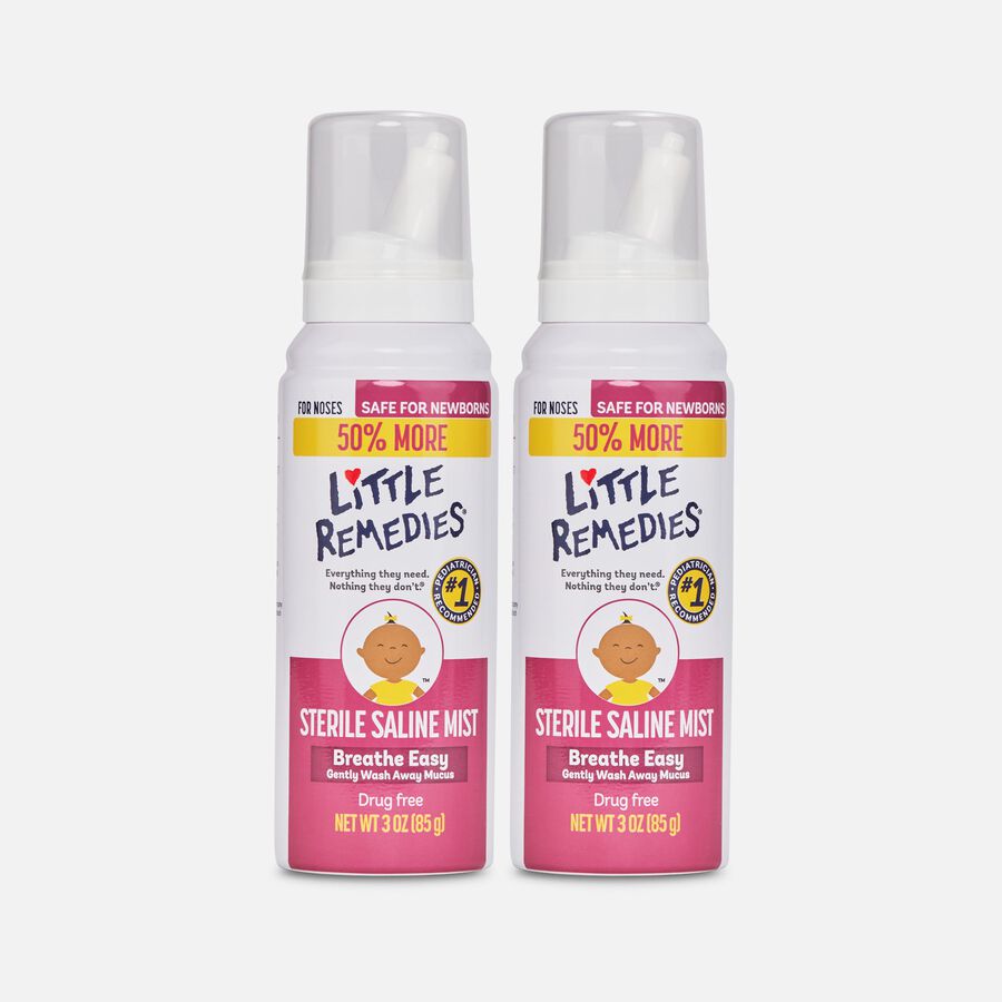 Little Noses Saline Mist Spray, 3 oz. (2-Pack), , large image number 0