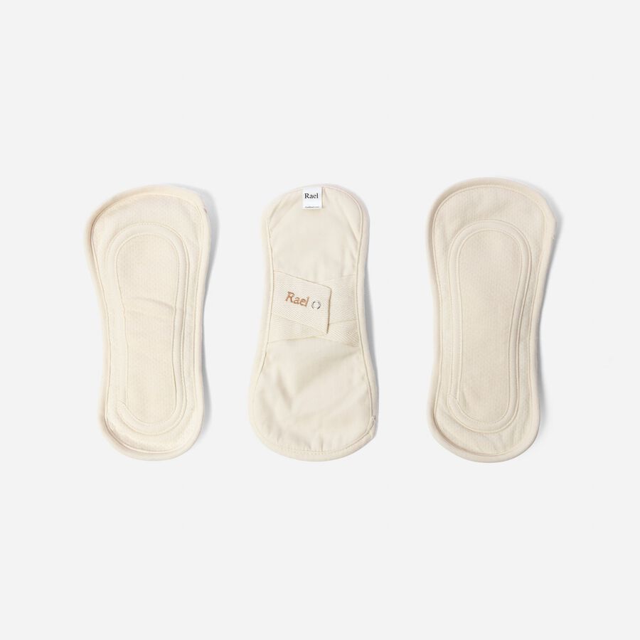 Rael Organic Cotton Reusable Pads for Bladder Leaks, 3 ct., , large image number 1