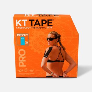 KT Tape Pro Jumbo Precut Tape, Laser Blue, 150 Precut Strips