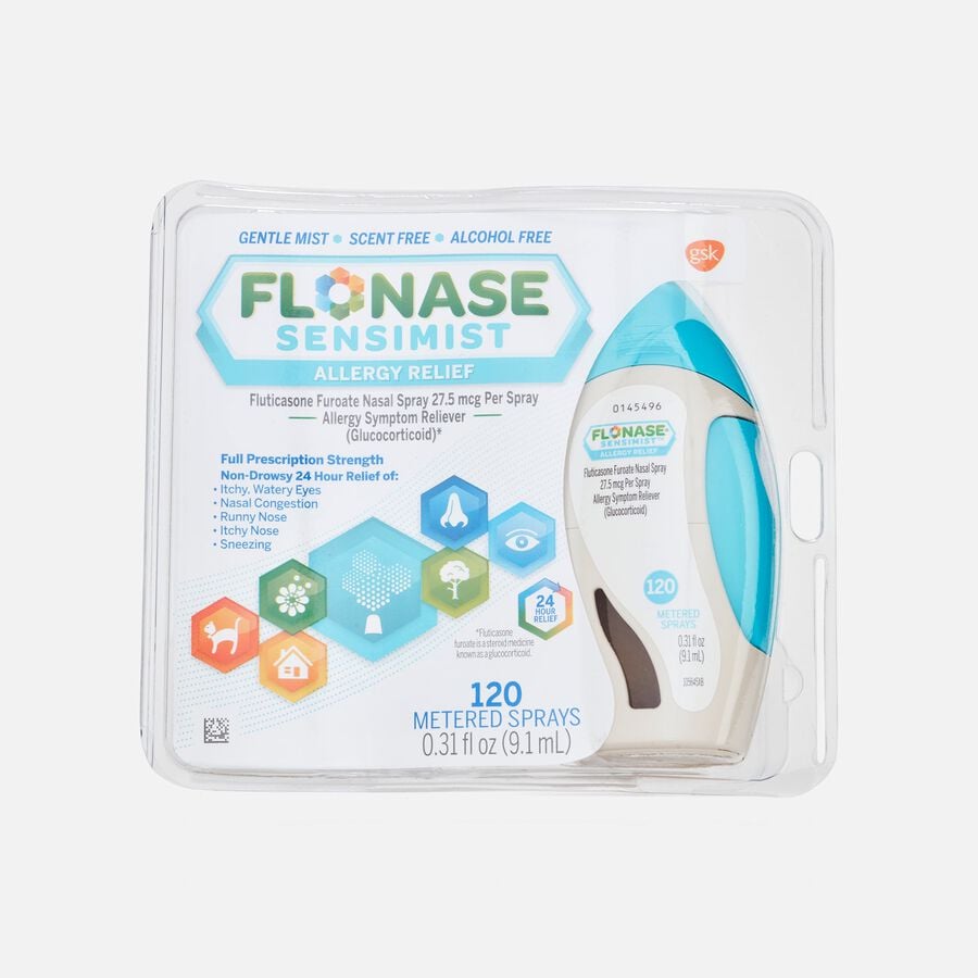 Flonase Sensimist Allergy Relief Nasal Spray, 27.5mcg, 120 Sprays, , large image number 0