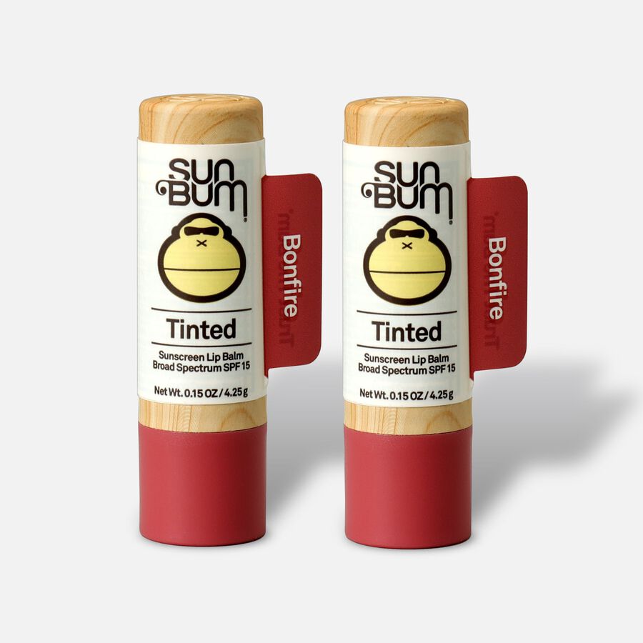 Sun Bum SPF 15 Tinted Lip Balm, Bonfire, .15 oz. (2-Pack), , large image number 0