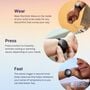 Embr Wave Hot Flash Relief Wristband, Black, Black, large image number 2
