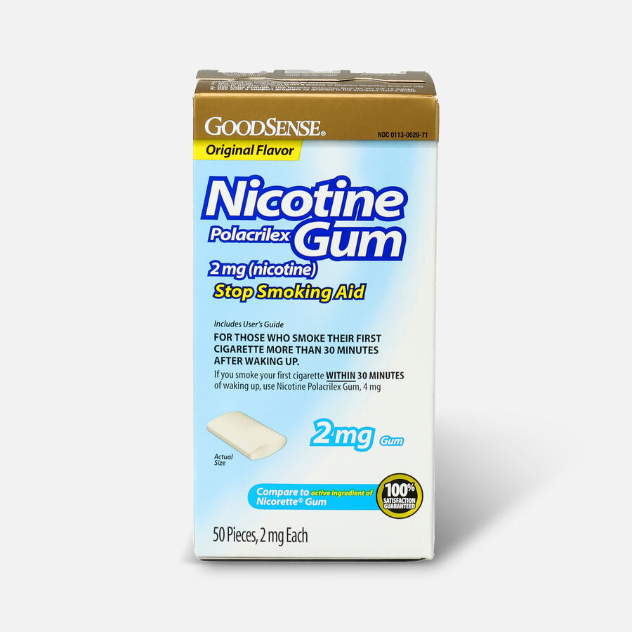 Nicorette Nicotine Gum 2mg Ultra Fresh Mint Un-Coated 105 pieces Exp