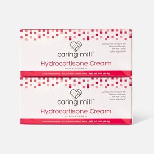 Caring Mill™ Hydrocortisone Cream, 2 oz. (Pack of 2)