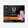 U by Kotex Balance Ultra Thin Overnight Pads with Wings, 13 ct., , large image number 1