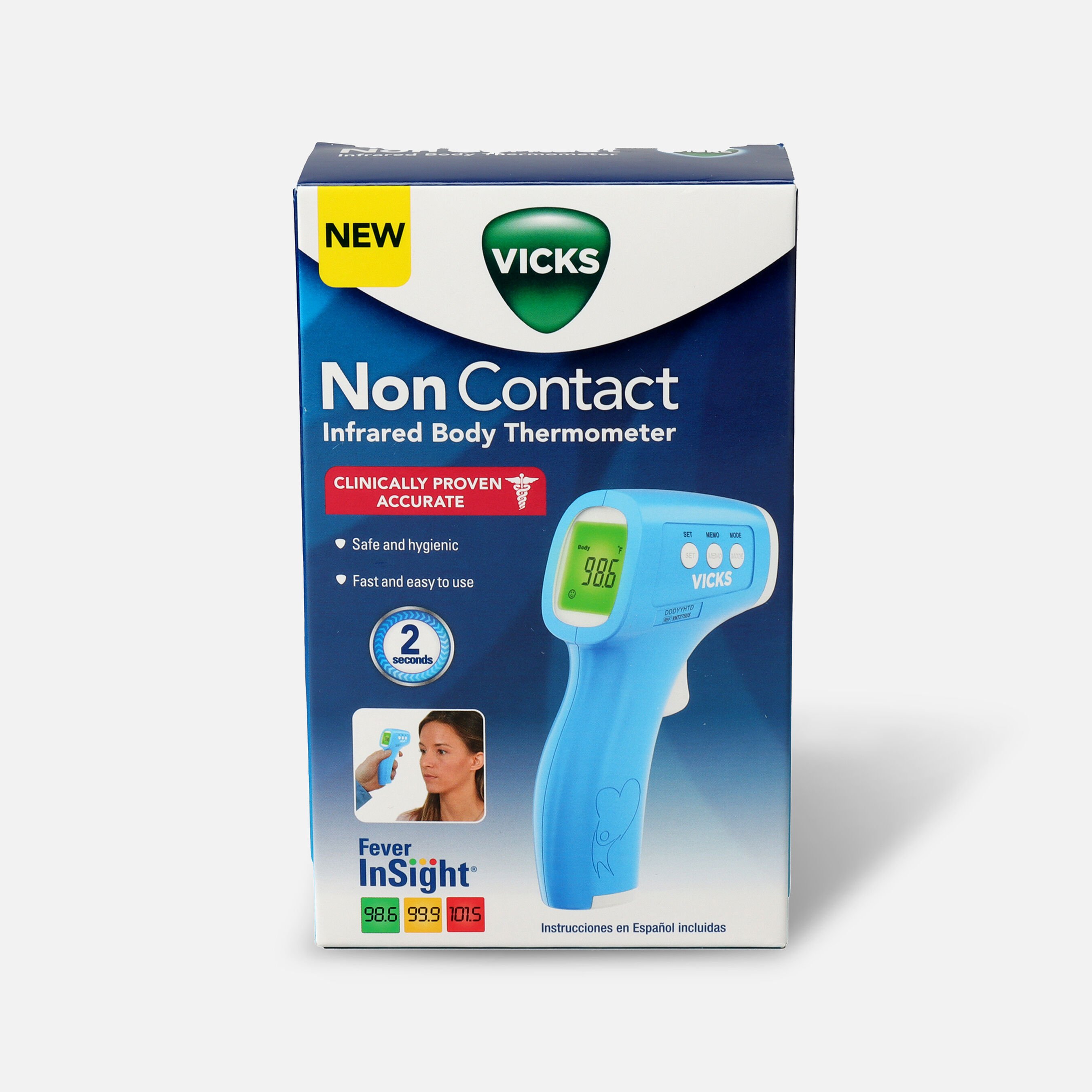 HSA Eligible Vicks Non Contact Infrared Body Thermometer HSA Eligible