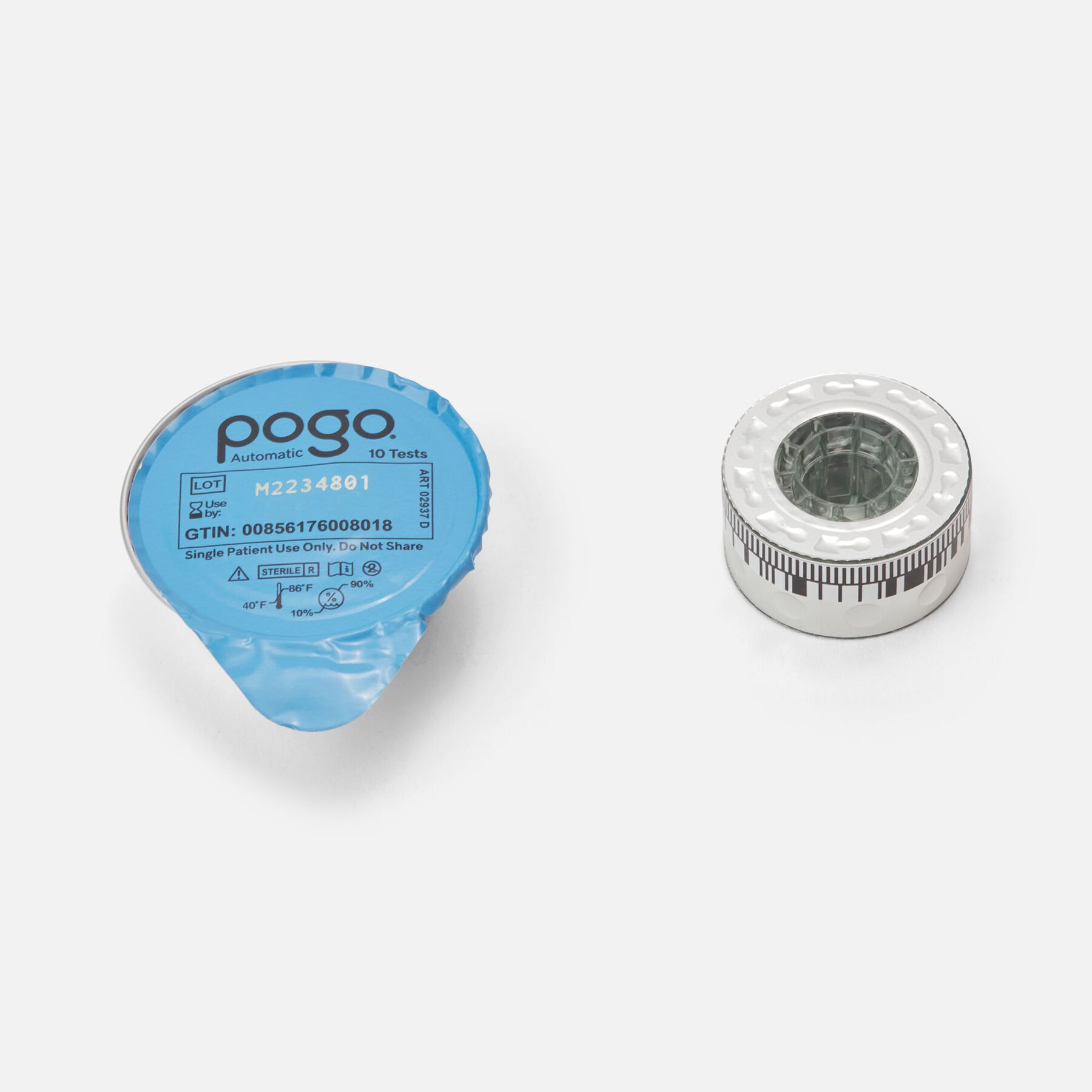 HSA Eligible POGO Automatic Test Cartridges Tube, 50 Tests HSA Eligible