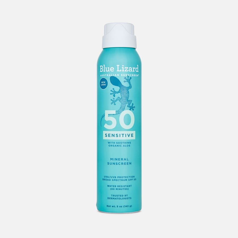 Blue Lizard  Sensitive Sunscreen SPF 50 Spray, 5 oz., , large image number 0