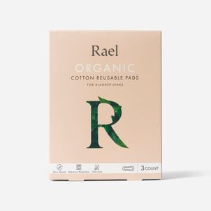 Rael Organic Reusable Cloth Pads 3-Pack