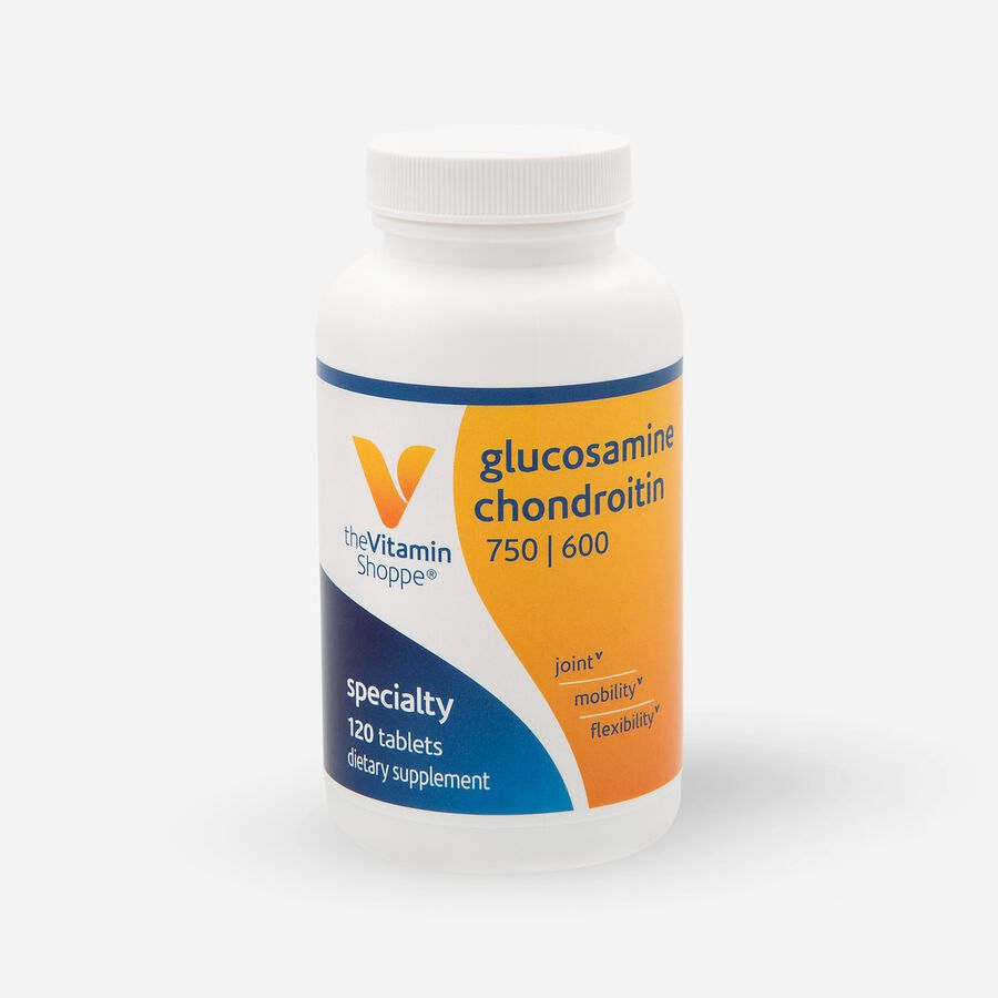Vitamin Shoppe Glucosamine & Chondroitin, Tablets, 120 ct., , large image number 0