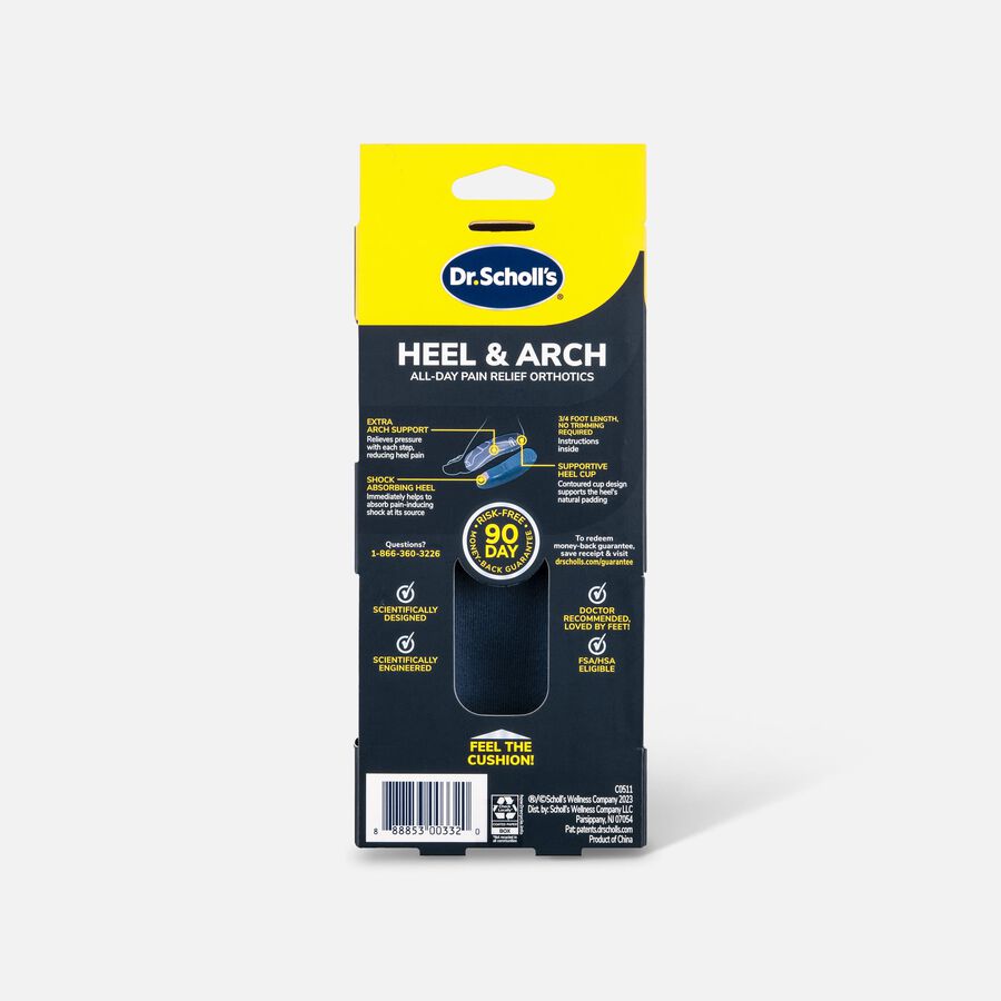 Dr. Scholl's Heel and Arch Pain Relief, Men, , large image number 1