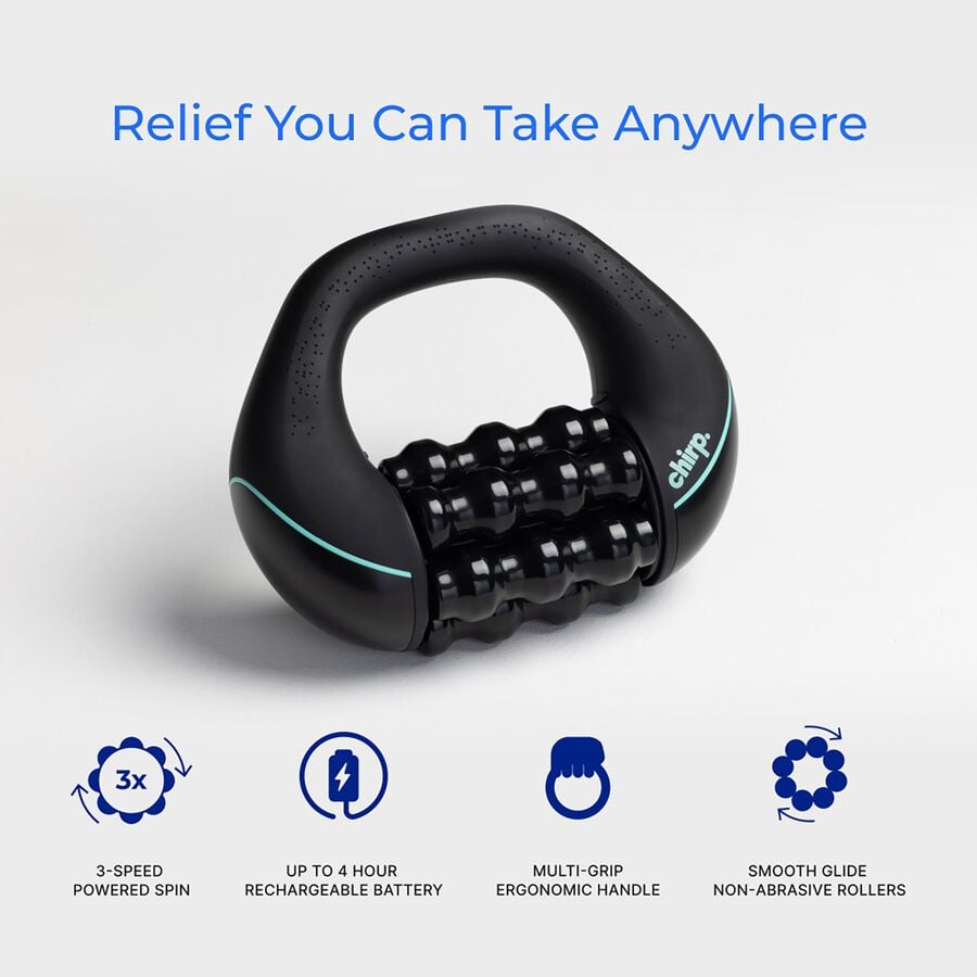 Chirp RPM Mini Rolling Percussive Massager, , large image number 4
