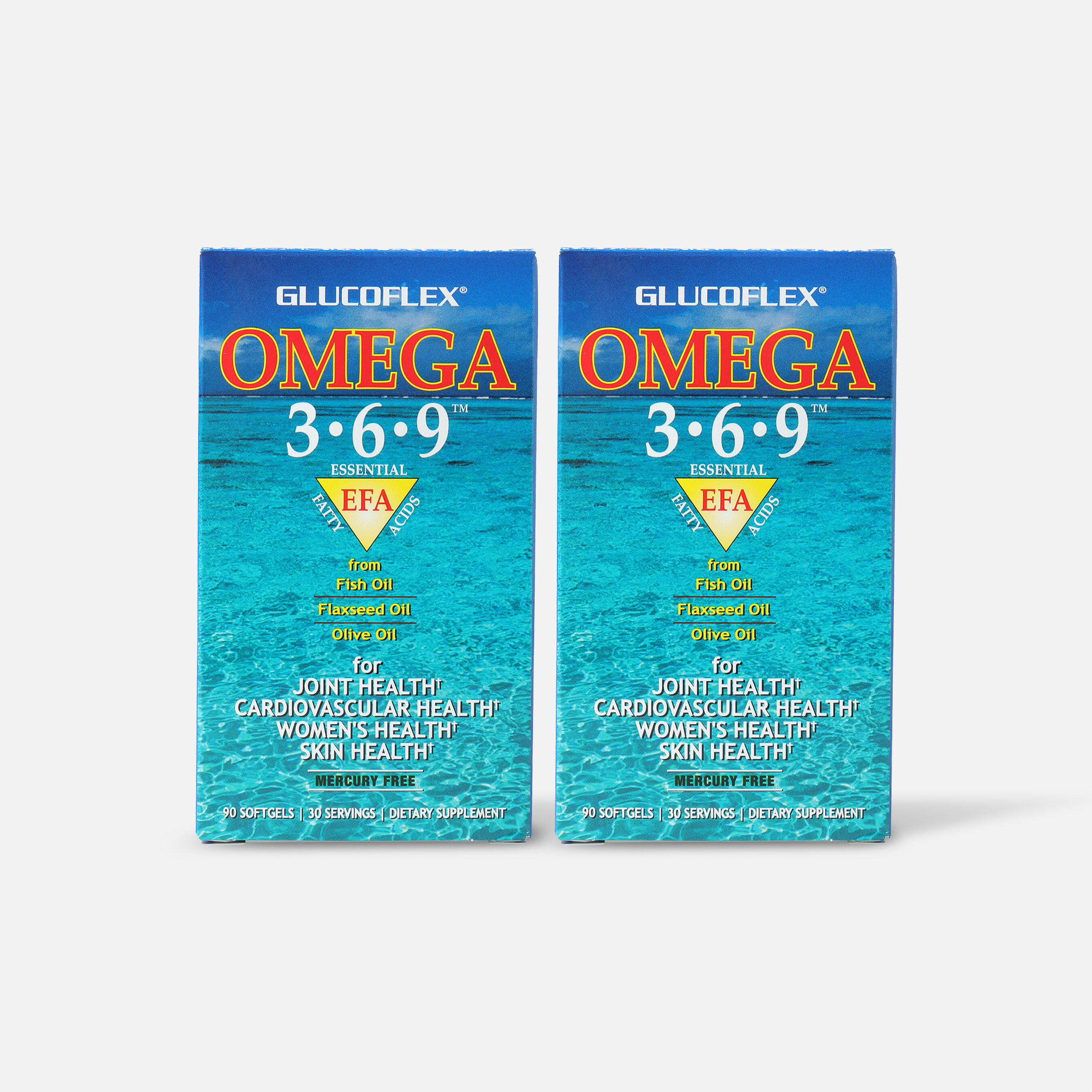 Windmill Glucoflex Omega 369 Softgels, 90 ea. (2Pack)