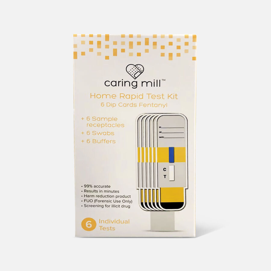 Caring Mill™ Fentanyl Rapid Home Tests, 6 ct., , large image number 0