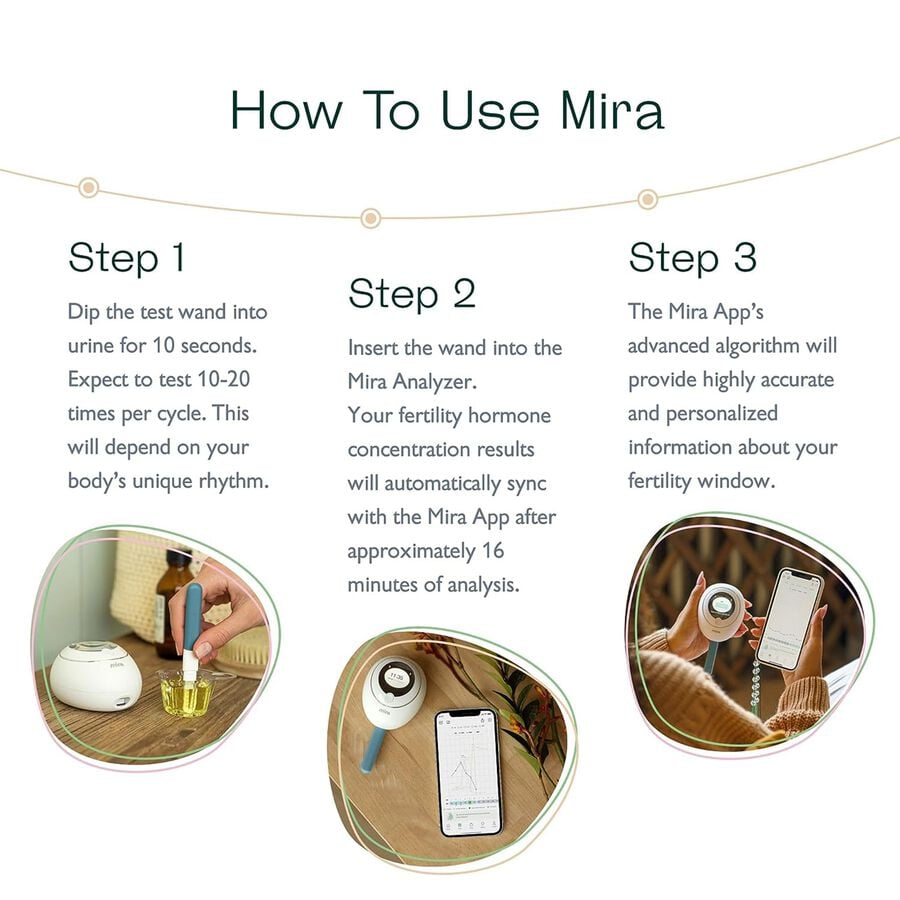 Mira Fertility Max Test Wands, 20 ct., , large image number 1