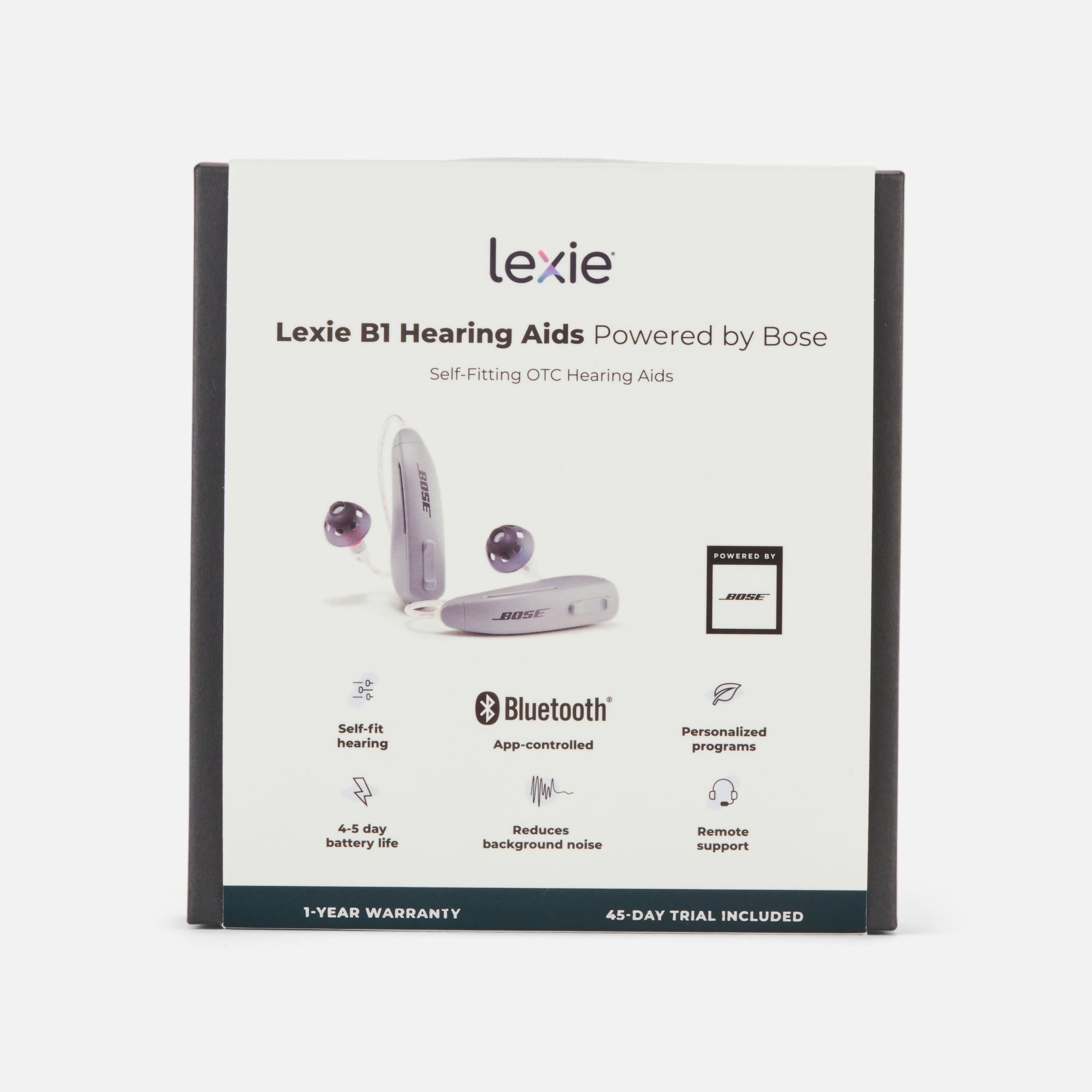 HSA Eligible Lexie B1 Powered by Bose Selffitting OTC Hearing Aids