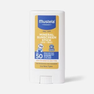 Mustela Mineral Sunscreen Stick, SPF 50, .6 oz.
