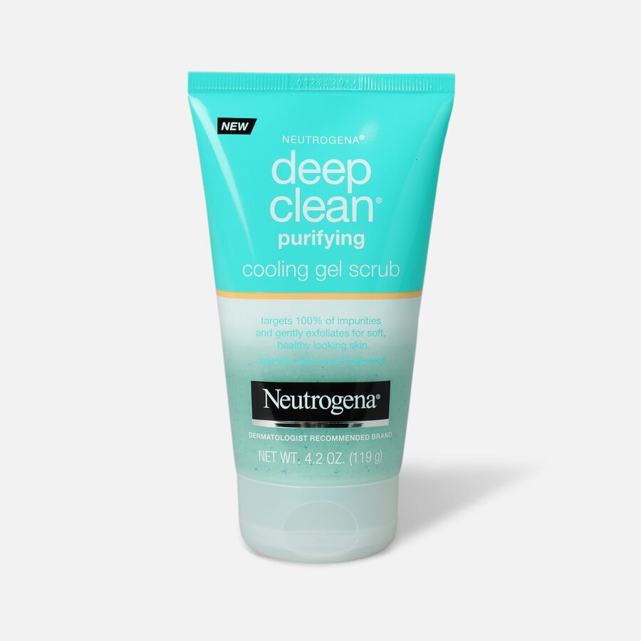 Neutrogena Deep Clean Purifying Cooling Gel Scrub, 4.2oz