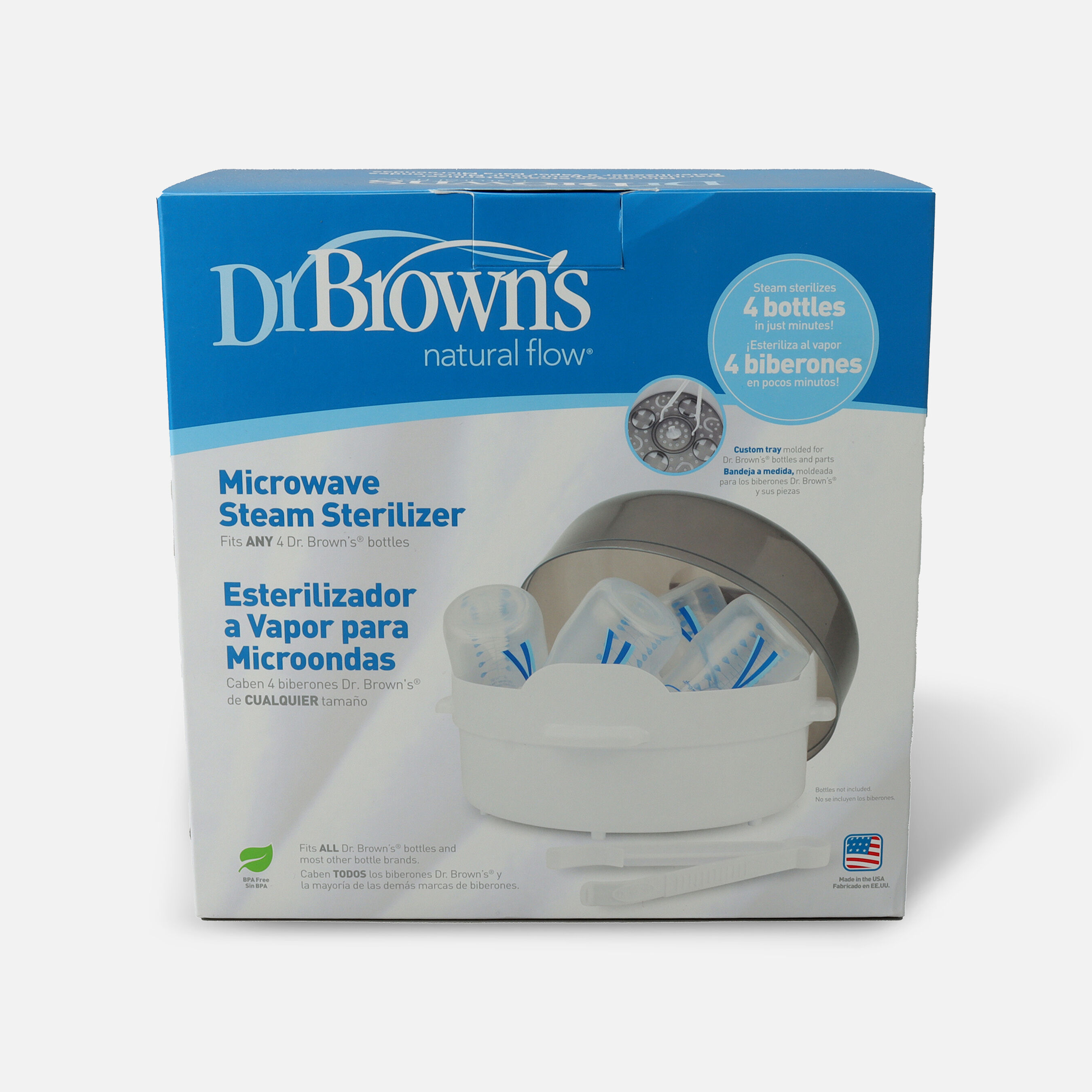 Dr. Brown’s™ Baby Bottle Microwave Steam Sterilizer