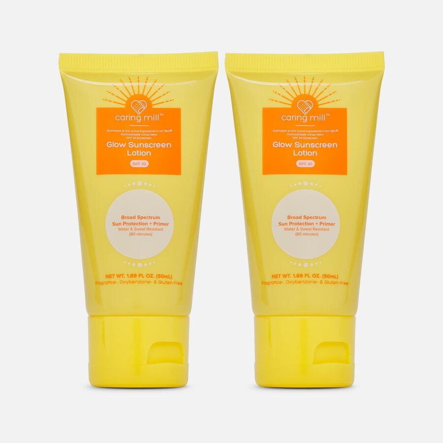 Caring Mill™ Glow Sunscreen Lotion, SPF 30, 1.69 oz. (2-Pack), , large image number 0